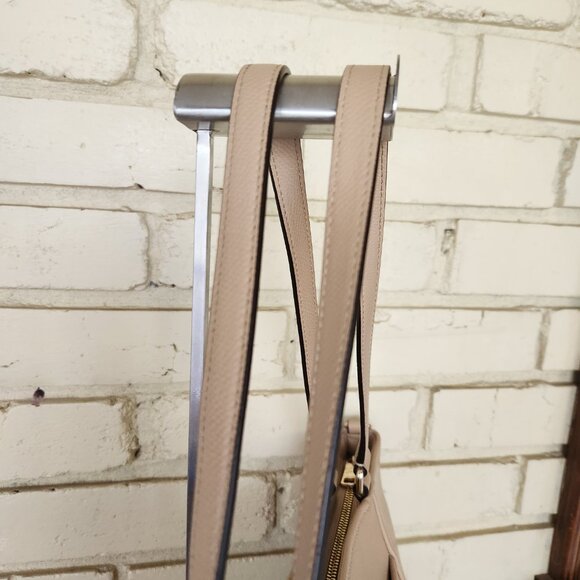 Euc Coach Light Tan Leather Shouder Bag Tote Purse - Picture 4 of 14